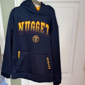 NBA Kids Navy and Gold Nuggets Hoodie